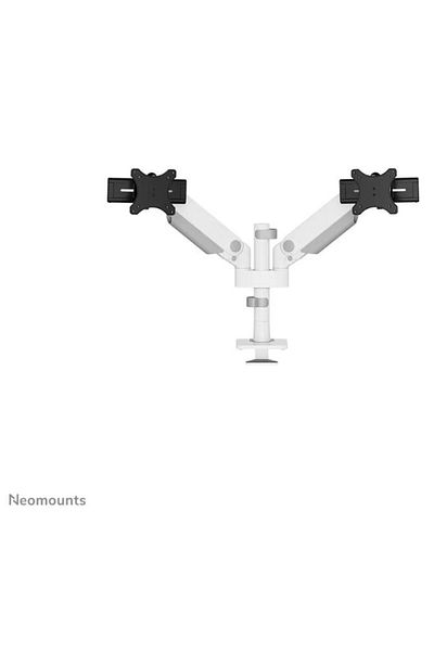 NEOMOUNTS Neomounts DS65S-950WH2 double monitor desk arm, 24"-34" (White)