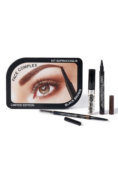 FACE COMPLEX Set Sprâncene Negru Maro, Set Sprâncene - Italia