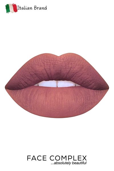 FACE COMPLEX Lip Set Lip Liner 24h Lip Tint Box, Set Ruj Lichid Creion De Buze Rezistent 24 H No.02 - Italia