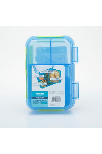 Smash Bento Leak Proof Dishwasher Safe Lunch Box Assorted Color 1.6 Liter