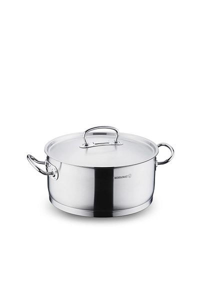 KORKMAZ "Pro" 28X12 cm Short Pot -Induction Based-