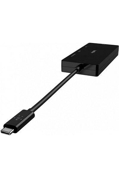 Belkin Adaptor Video Belkin AVC003btBK, USB-C, HDMI, VGA, DVI, DisplayPort, Multi-Port, 4K UHD