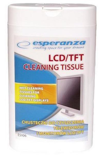 ESPERANZA Esperanza ES106 monitor cleaning cloths, 100 pcs.