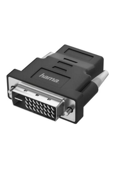 Hama Adaptor Hama 205169, DVI-D tata - HDMI mama, Ultra-HD, 4K (Negru)