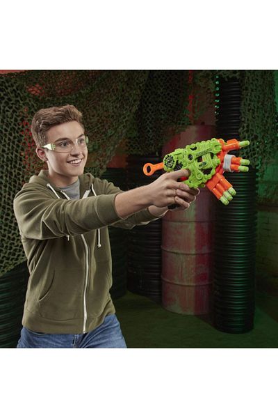 Hasbro Nerf Zombie Strike Alternator Blaster with 12 projectiles