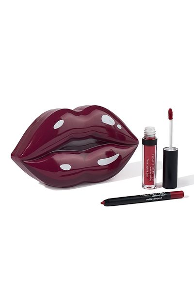FACE COMPLEX Lip Set Tin 24h Tint Pencil, Set Cadou Ruj Lichid Creion Buze Rezistent La Apă 24h, Nr.06 - Italia