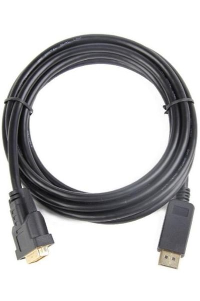 Gembird Cablu Monitor Gembird CC-DPM-DVIM-3M, DisplayPort (tata) - DVI (tata), 3 m (Negru)