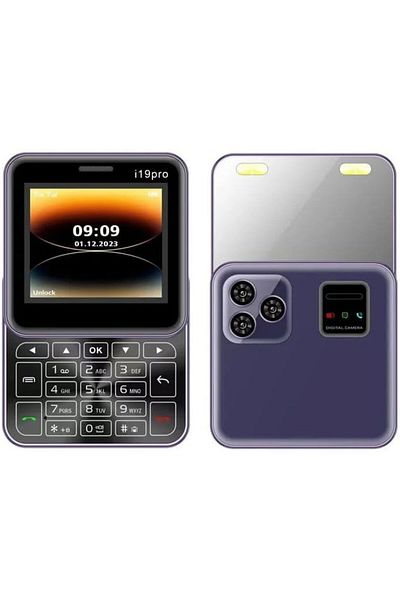 Generic i19 Pro 2.4" Slide CellPhone Dual SIM Classic Foldable Mobile Phone