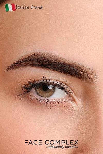 FACE COMPLEX Tattoo Brow Creion De Sprâncene Efect Laminare, Black Brown - Italia