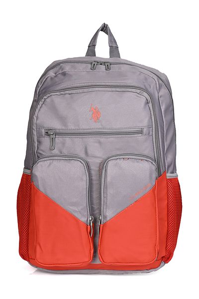 U.S. Polo Assn. Σχολικό και καθημερινό σακίδιο πλάτης Plcan24101 – Πολλαπλών διαμερισμάτων, Εργονομικό Σχέδιο Πορτοκαλί