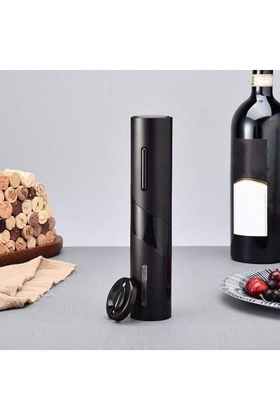 SIKS ® Electric Tribuson for Wine Bottle Opener, Seal Cutting Accessory Included, Battery Operated