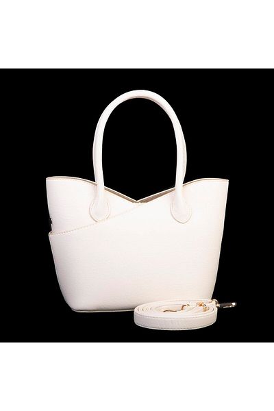Nas Bag Geantă de mână și de umăr pentru femei Premium Series Cream Victoria
