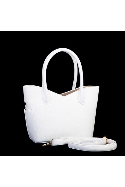 Nas Bag Geantă de mână și de umăr pentru femei Premium Series White Lopez