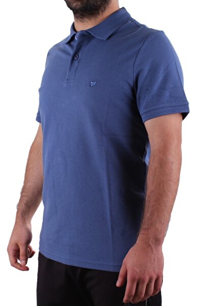 Twister Jeans Twister 2341 Indigo Casual κοντομάνικο ανδρικό μπλουζάκι με βαμβακερό γιακά πόλο