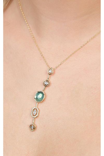 Jack Ferrero Gold Steel Women's Necklace (316L Steel)