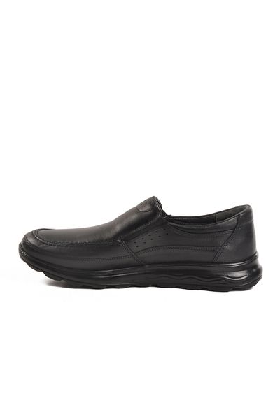 AYAKMOD Black Genuine Leather Men's Casual Shoes A-261 m