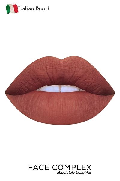 FACE COMPLEX Lip Tint & Waterproof Pencil, Set Ruj Lichid Creion De Buze Rezistent La Apă 24 H, Kit 14 - Italia
