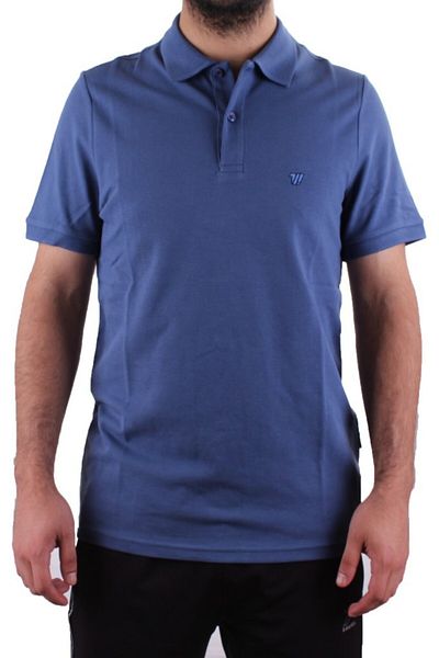 Twister Jeans Twister 2341 Indigo Casual κοντομάνικο ανδρικό μπλουζάκι με βαμβακερό γιακά πόλο