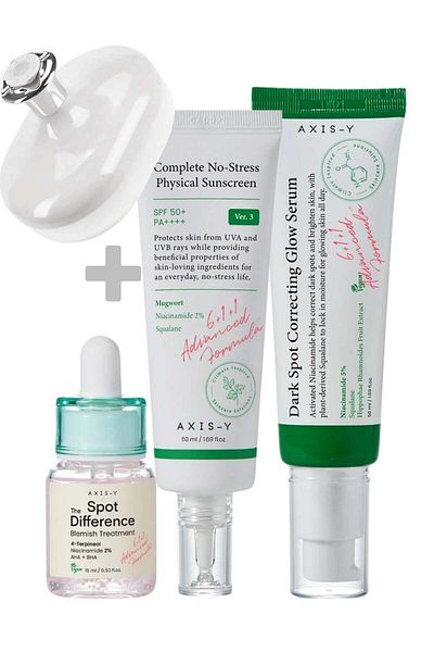 AXIS-Y Glow Renewal Trio with Face Scrubber