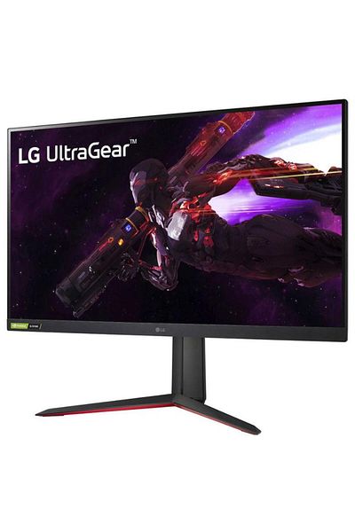 LG UltraGear 32" Gaming Monitor, QHD, IPS, 1ms, 165Hz, G-Sync Compatible, Black