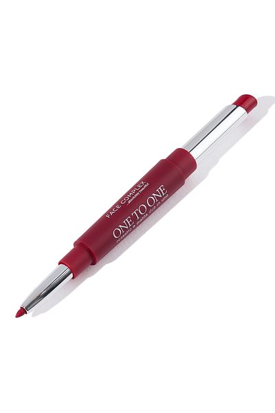 FACE COMPLEX One To One Lipstick Pencil, Ruj Cu 2 Capete 08 - Italia