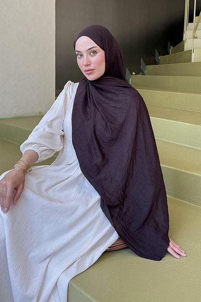 lamelif Organic Premium Shawl Bitter Brown
