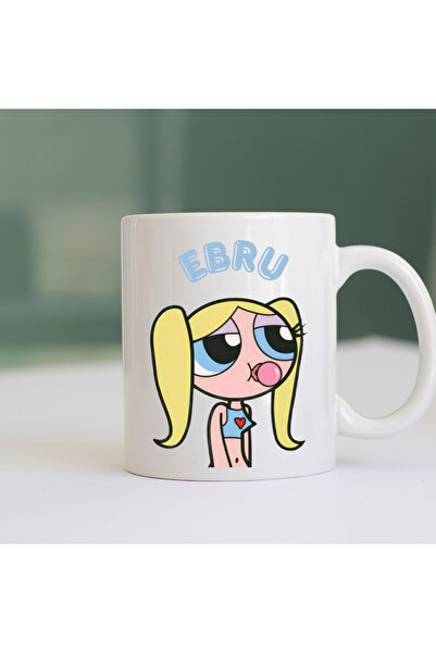 photonom Kişiye Özel Kupa Hediyelik Power Puff Girls Temalı