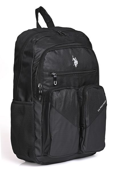 U.S. Polo Assn. Σχολικό και καθημερινό σακίδιο πλάτης Plcan24111– Πολλαπλών διαμερισμάτων, εργονομική σχεδίαση μαύρο