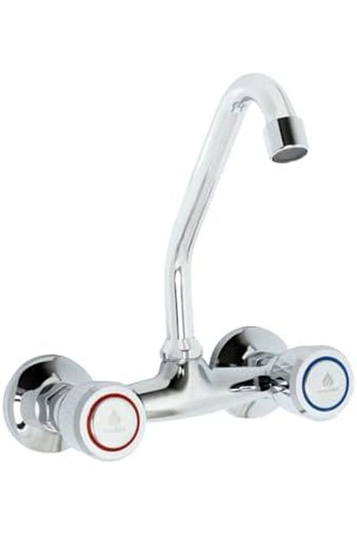 GENERAL Standard Wall-Mounted Kitchen Faucet Aqua Model by Wahaj