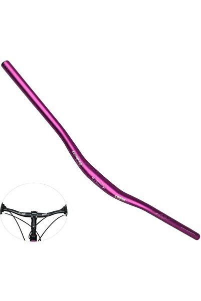 Asroya Wake Mor Bisiklet Alüminyum Gidon 780mm 31,8mm Bisiklet Direksiyon Yed...