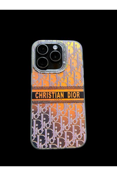 Christian Dior Carcasă de telefon compatibilă cu iPhone 13 PRO, culoarea Chameleon