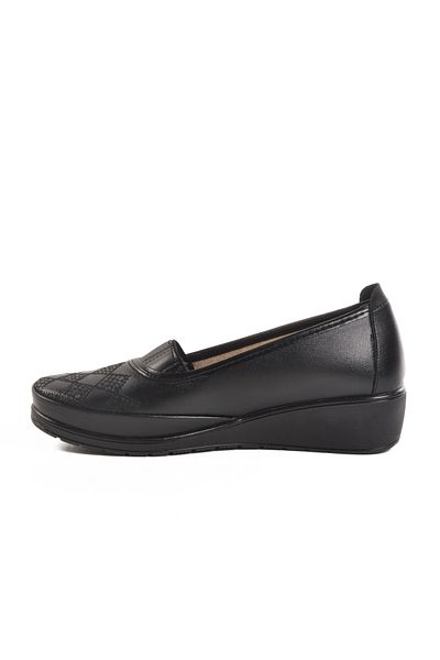 AYAKMOD Black Gel Sole Anatomical Women's Casual Shoes 223 Z