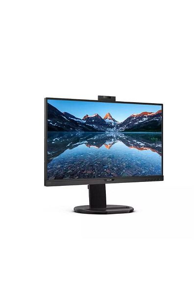 Philips 27" IPS LED Monitor, WQHD, HDMI, DisplayPort, Pivot, Built-in Speakers & Webcam, Black