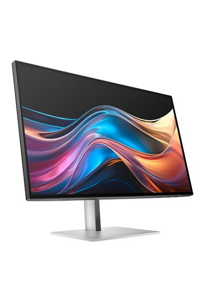 HP Monitor LED IPS HP de 27", WQHD, 120Hz, Pivot, HDMI/DP, Negru/Argintiu