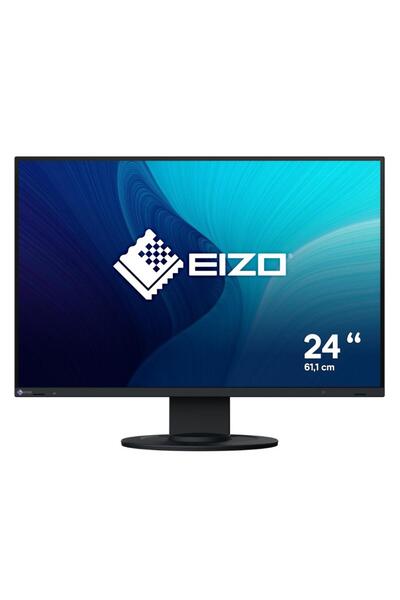 Eizo Monitor LED IPS EV2410R-BK de 24,1", WUXGA, HDMI, DP, difuzoare, pivotan...