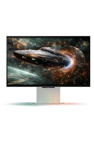 Samsung Monitor de gaming Odyssey 3D G9 de 27", 4K UHD, 165Hz, HDMI/DP, argintiu, Pivot