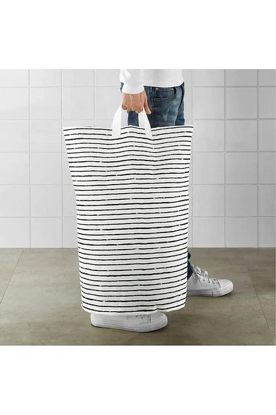 rexa KLUNKA Laundry bag, white/black