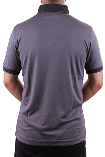 Twister Jeans Twister 2305 Anthracite Casual Short Sleeve Regular Fit Cotton Polo Neck Men's T-Shirt