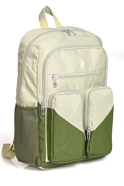U.S. Polo Assn. Rucsac pentru școală și zilnic Plcan24103 – Design ergonomic cu mai multe compartimente, verde