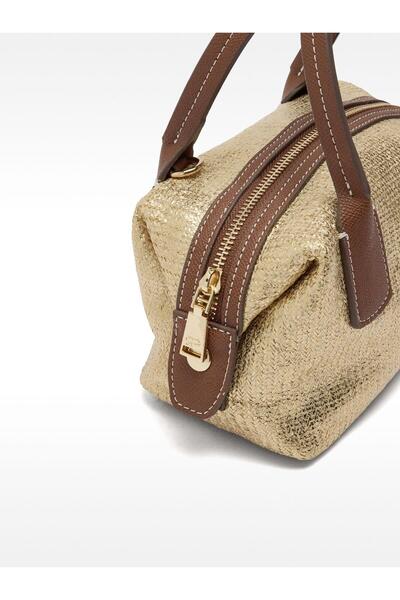 PARFOIS Hasır Efektli Çapraz Askılı Tote Çanta S