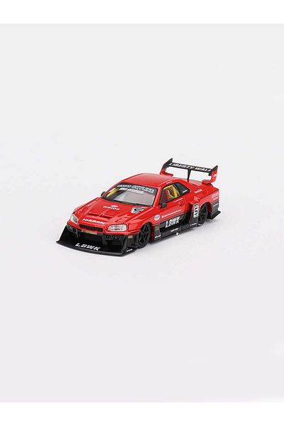 mini gt 1:64 Mini Gt 2024 Nissan Skyline Gt-R (R34) Super Red Black