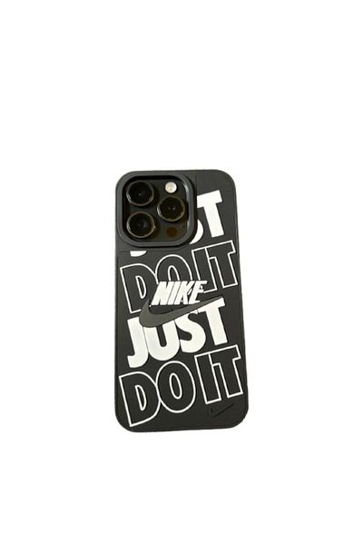 Nike Phone case compatible with iPhone 15, Nike Black