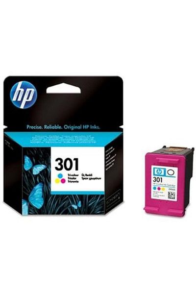 HP HP 301 Ink Cartridge, 165-page yield (Color)