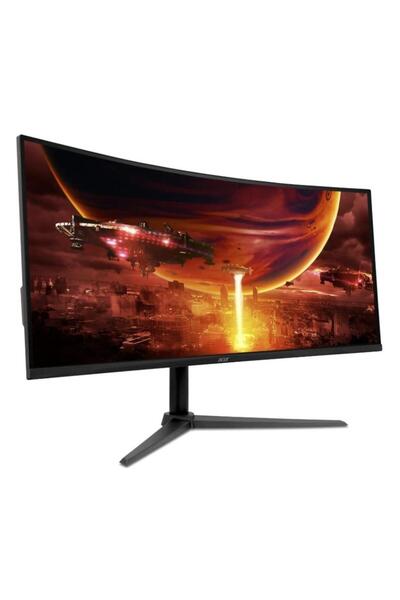 ACER Monitor de gaming curbat VA LED de 34", UWQHD, 180Hz, HDMI/DP, difuzoare...