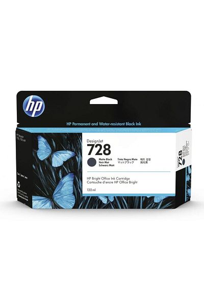 HP Cartus cerneala HP 728, 130 ml (Negru Mat)