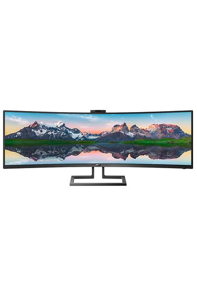 Philips Monitor curbat dual QHD de 49" - USB-C, sincronizare adaptivă, HDR, mod LowBlue, panou VA