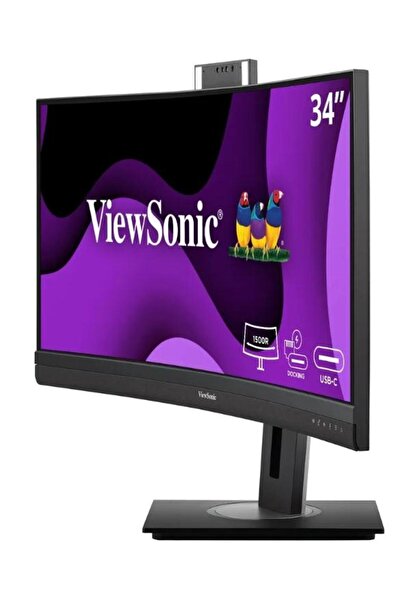 ViewSonic 34" UltraWide Curved Gaming Monitor, MVA LED, UWQHD, 100Hz, HDMI/DP, Black