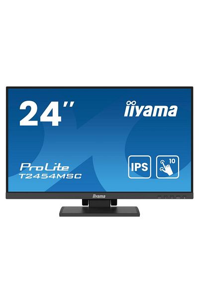 IIYAMA 23.8" Full HD IPS LED Monitor, Touchscreen, HDMI/DP, Anti-Glare, Black
