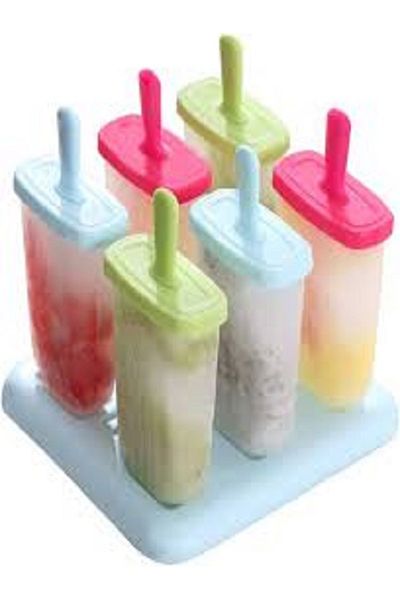Generic 2pcs Set of 6 Tonfer Ice Pop Molds, Ice Cream Maker Molds, Popsicle Molds