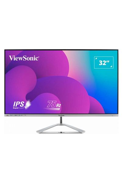 ViewSonic Monitor LED IPS ViewSonic VX3276-MHD-3 de 31,5", Full HD, HDMI/DP/VGA, argintiu cu difuzoare